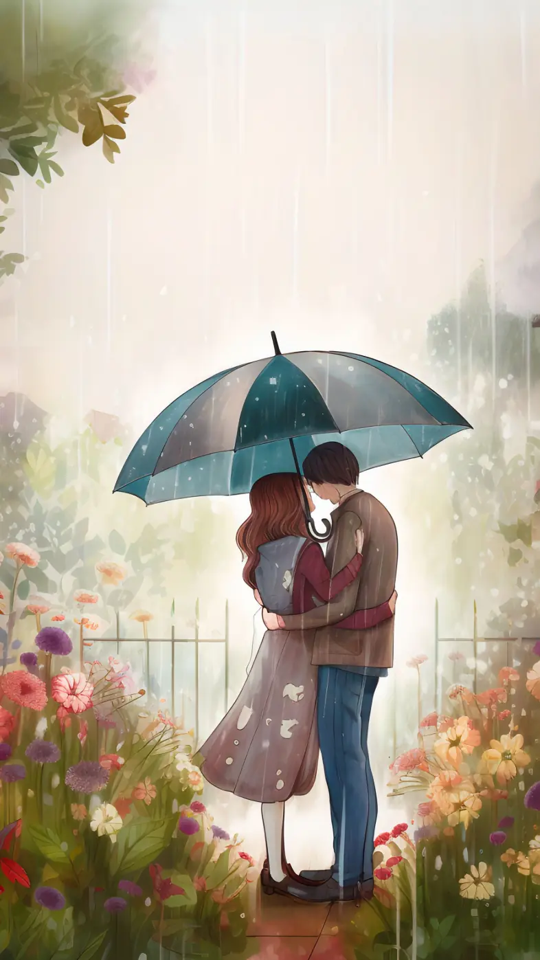 love couple art wallpaper