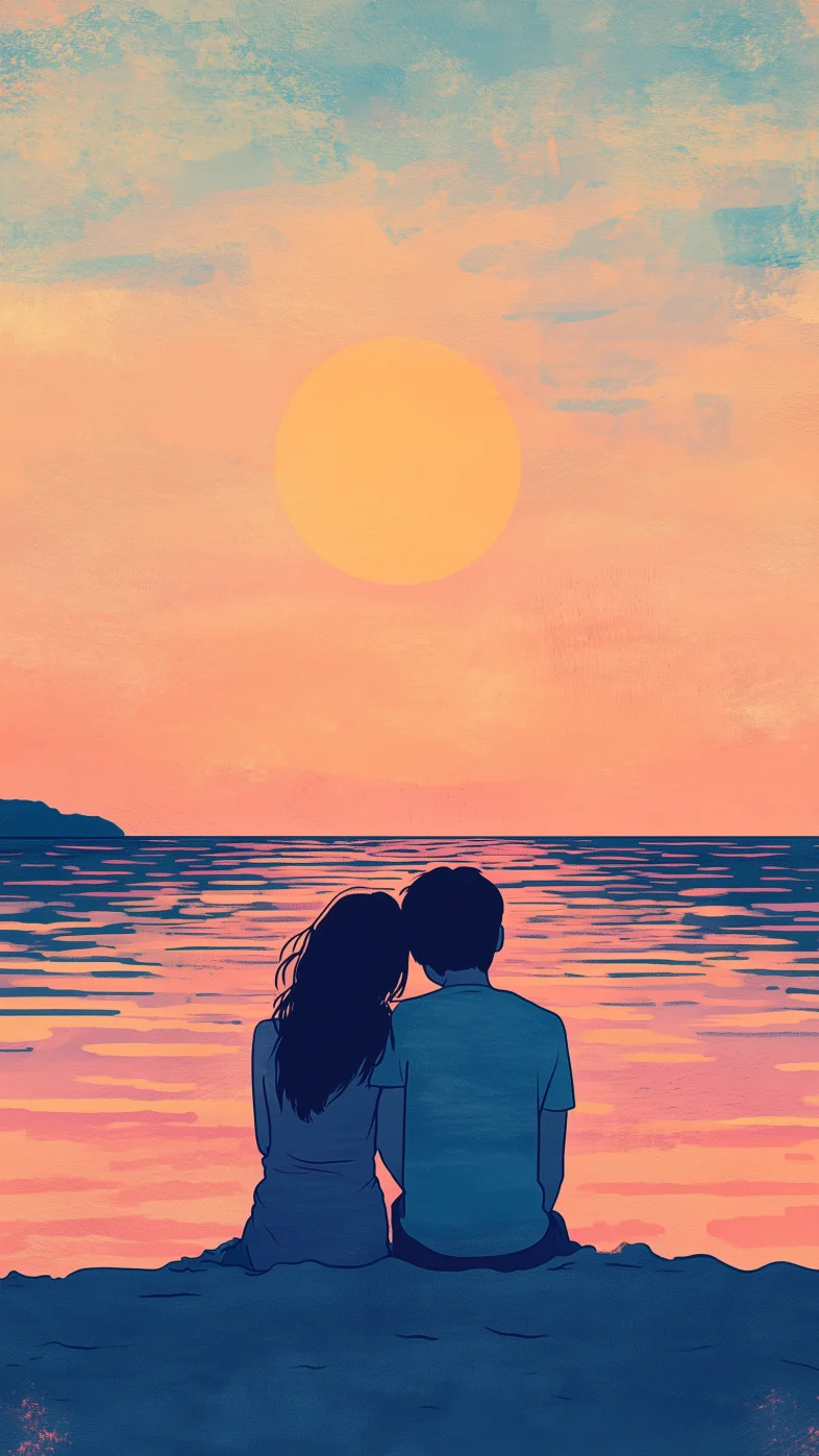 love couple art wallpaper