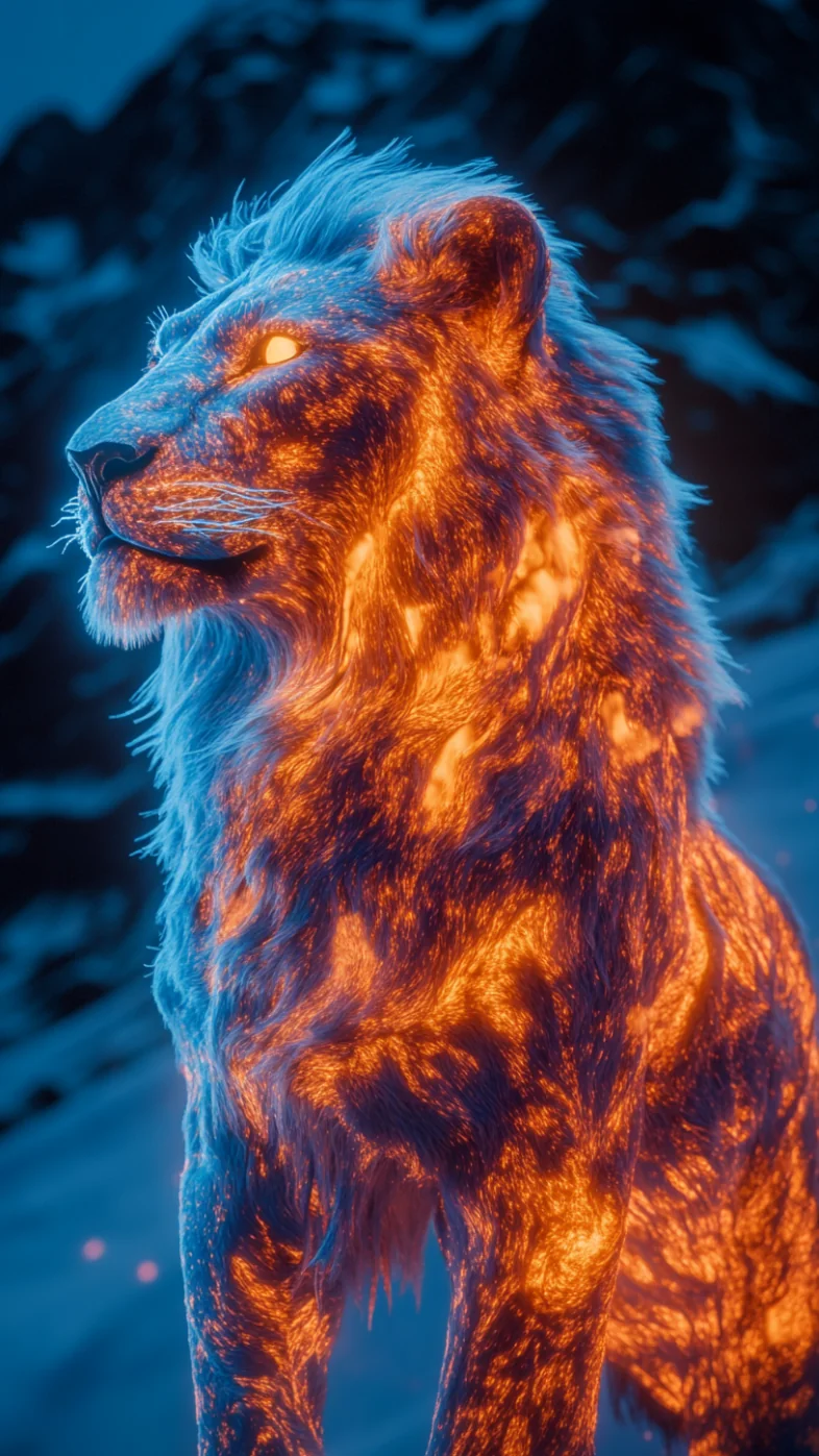 majestic lion wallpaper