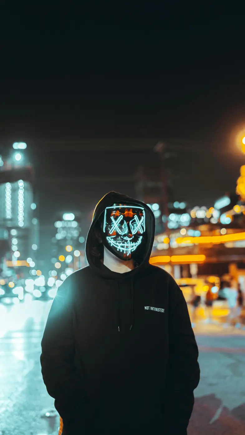 mask boy wallpaper