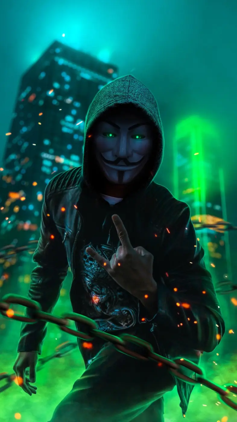 mask boy wallpaper