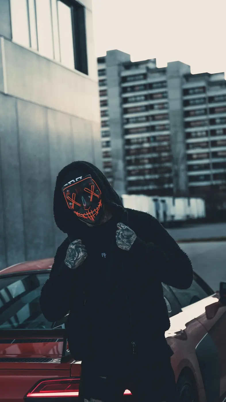 mask boy wallpaper