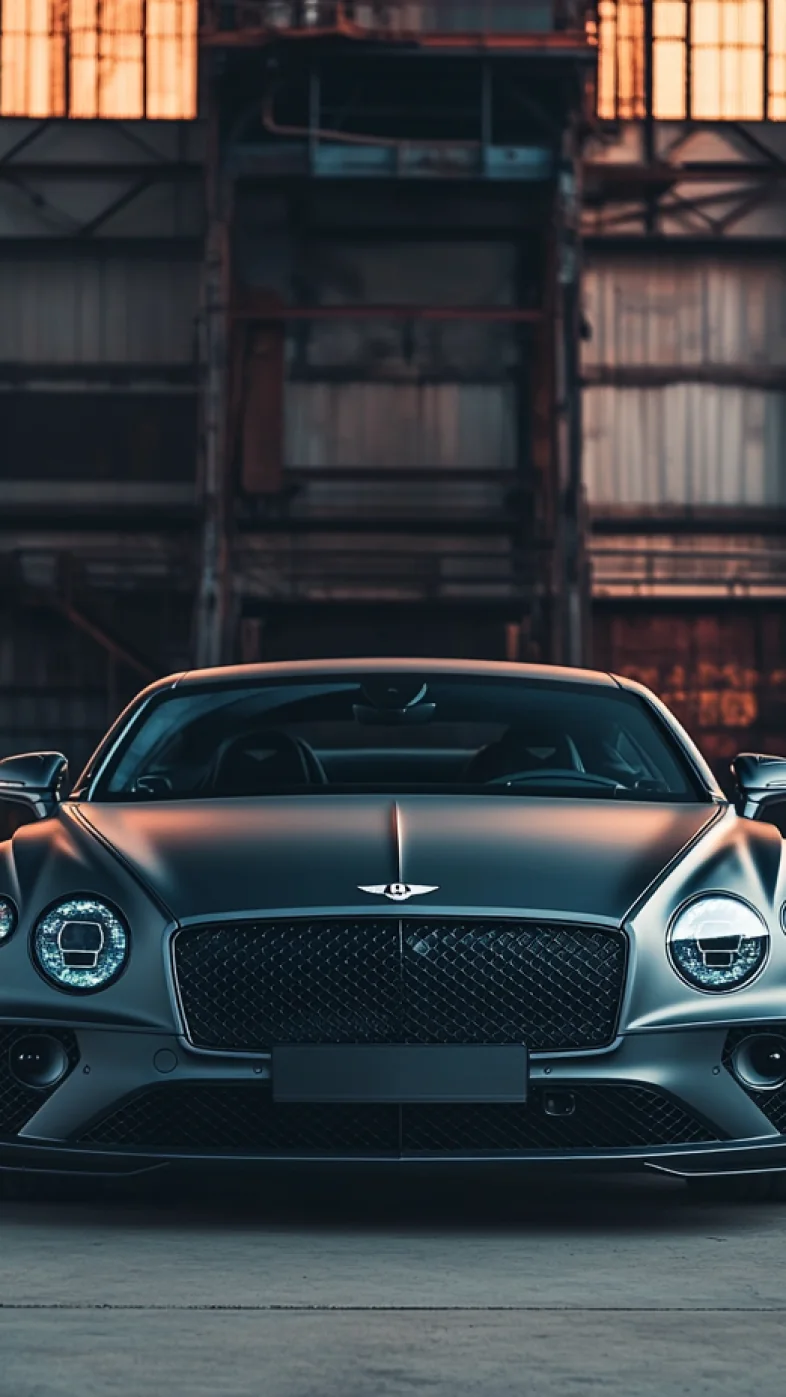 matte gray Bentley car wallpaper