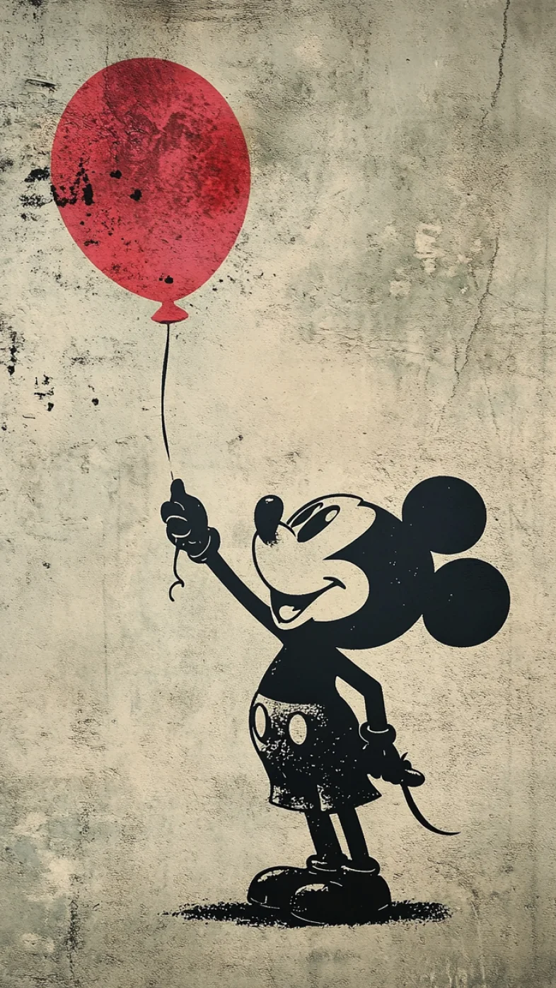 mickey mouse cartoon art wallpaper