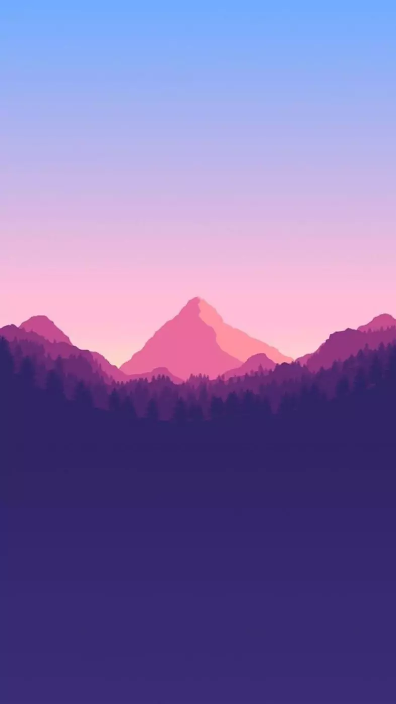 minimalism mountain wallpaper