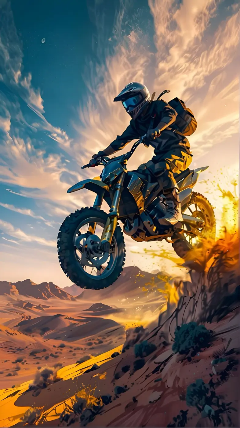 motorcycle biker rider wallpaper