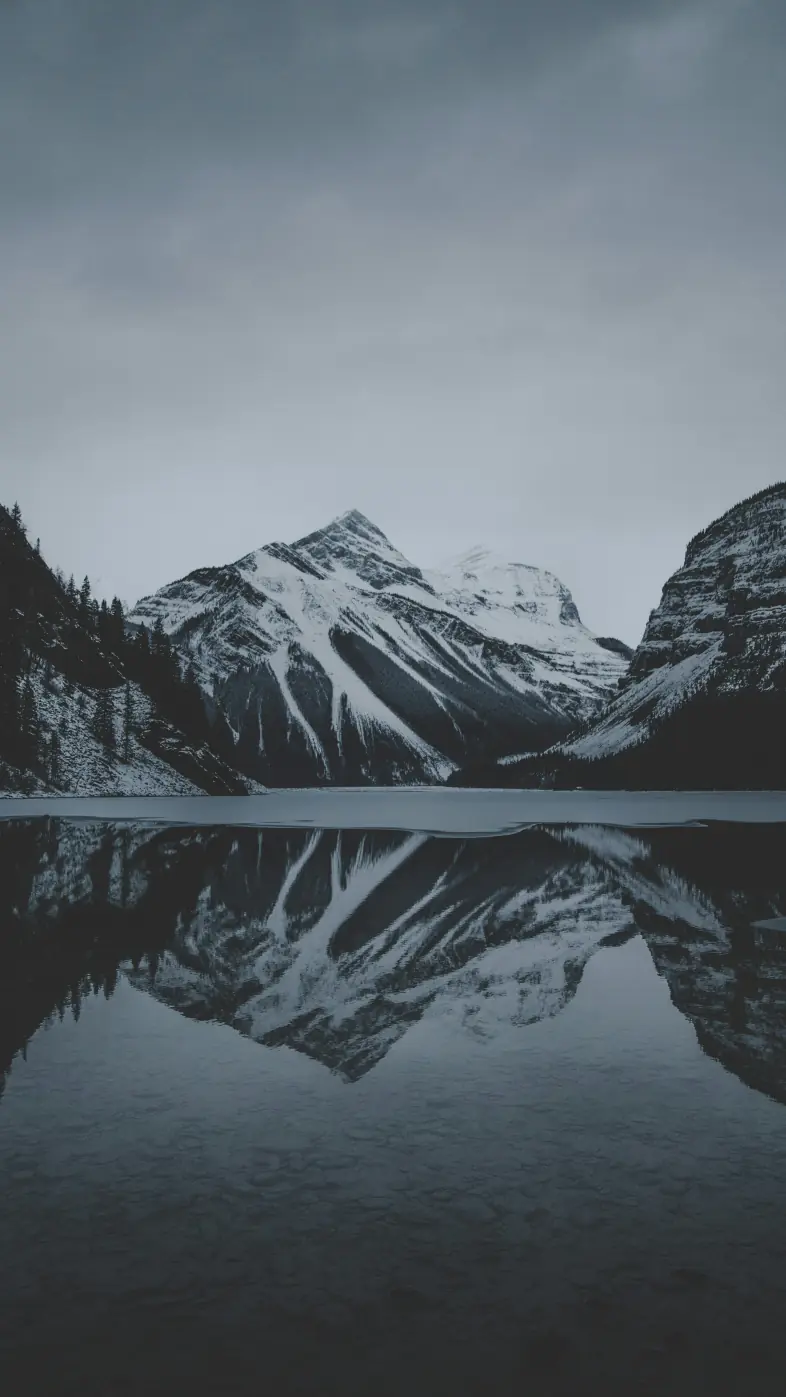 mountain lake wallpaper