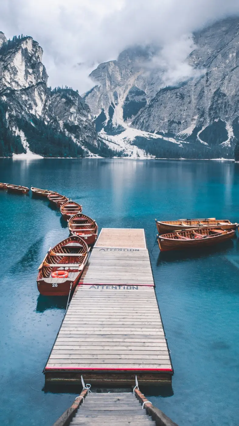 mountain lake wallpaper