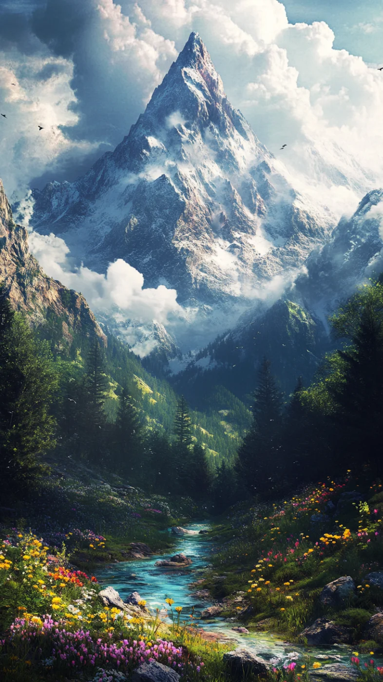 mountain landscape wallpaper