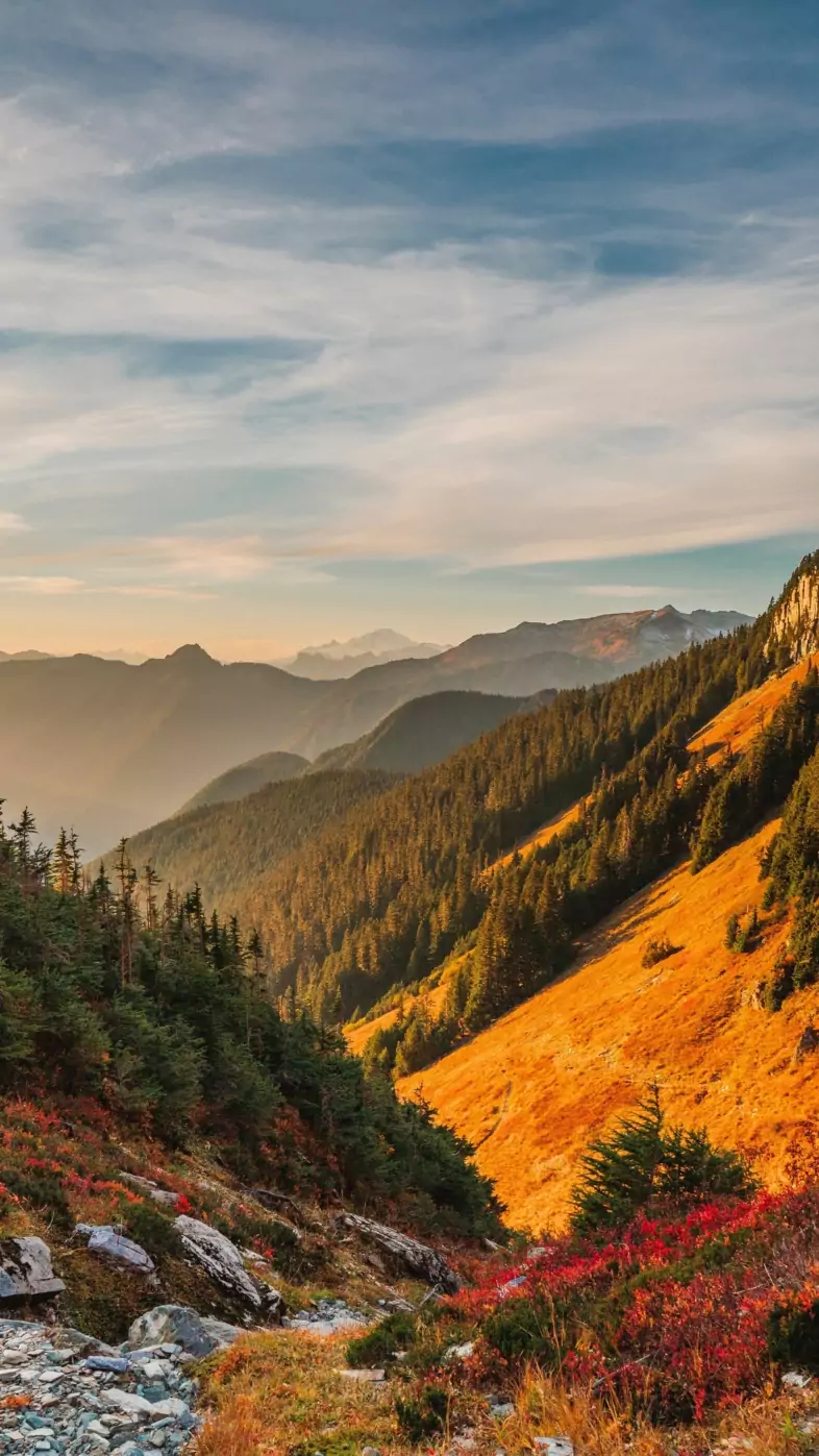 mountains scenery sky north cascades wallpaper