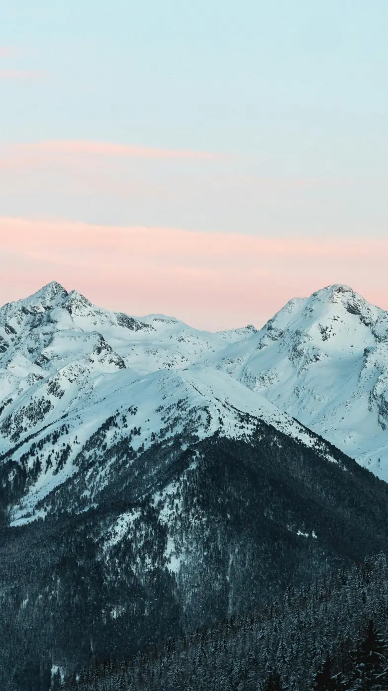 mountains with snow wallpaper