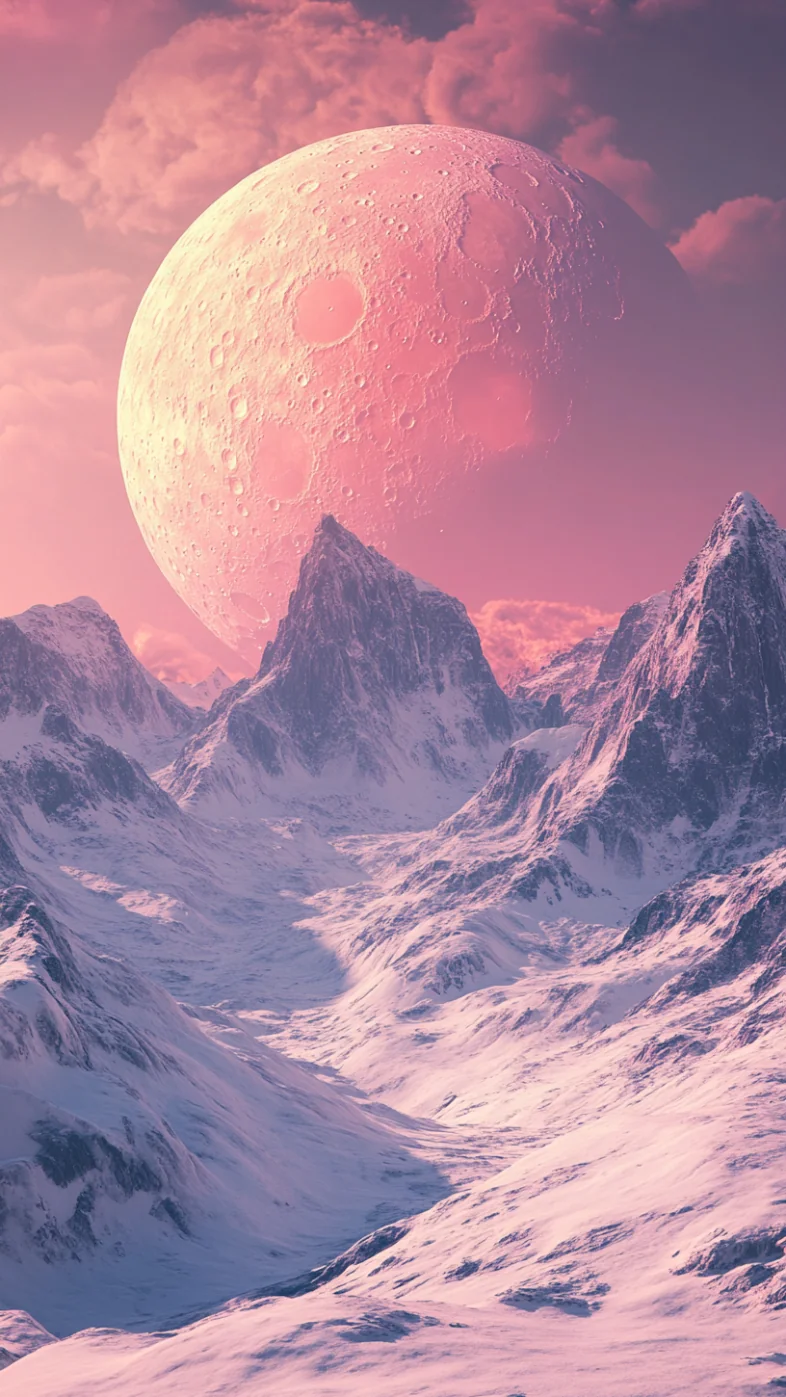 mountains with snow wallpaper