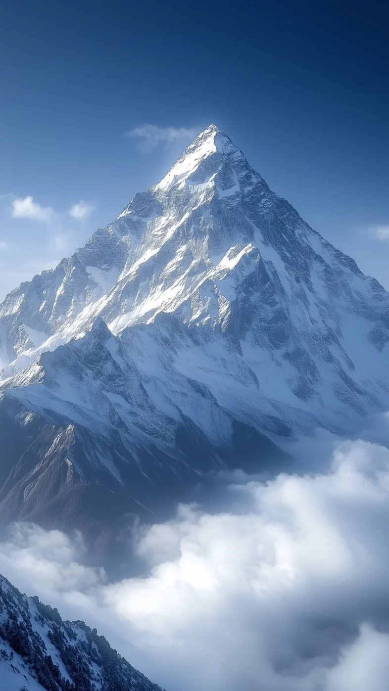 mountains with snow wallpaper