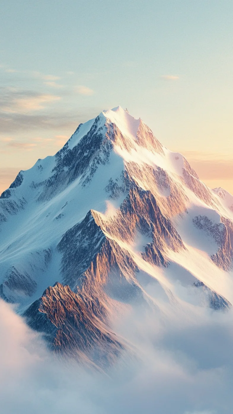 mountains with snow wallpaper