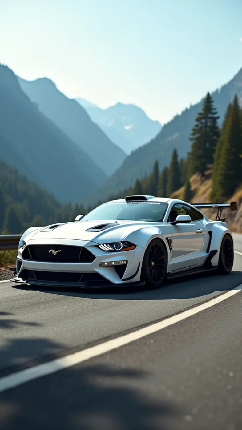 mustang GT racing car wallpaper