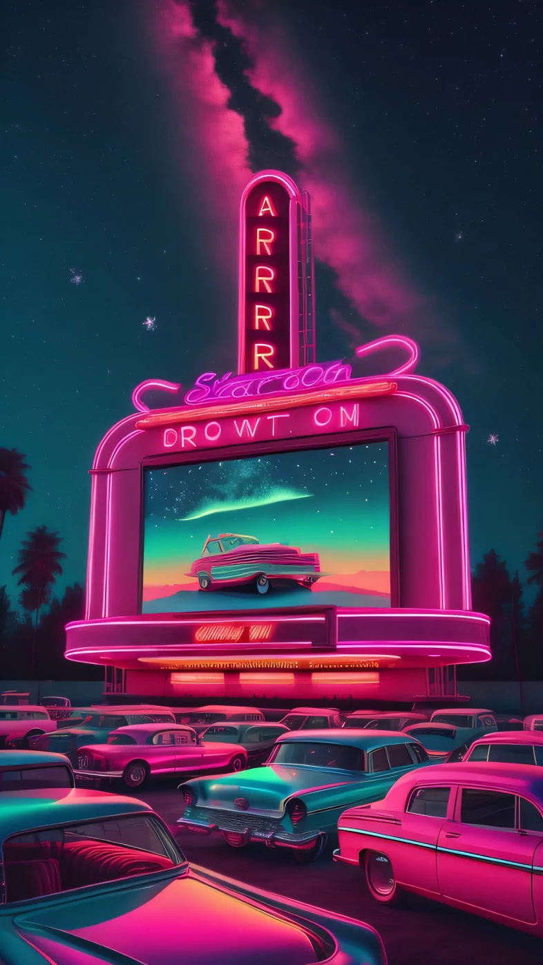 neon car wallpaper