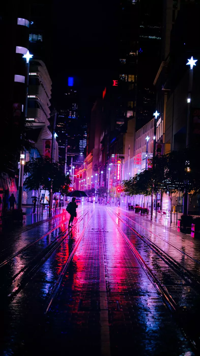 neon city wallpaper