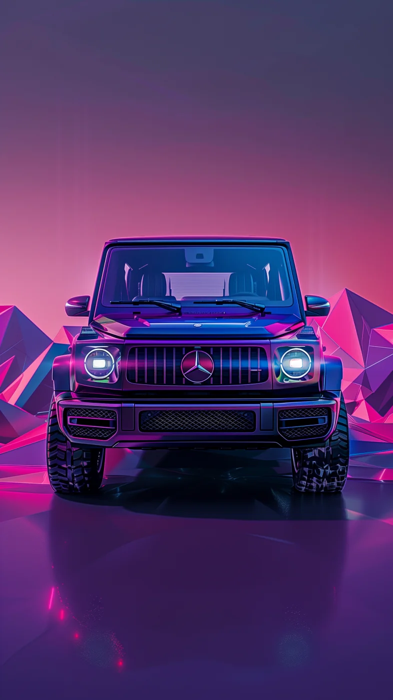 neon g wagon car wallpaper