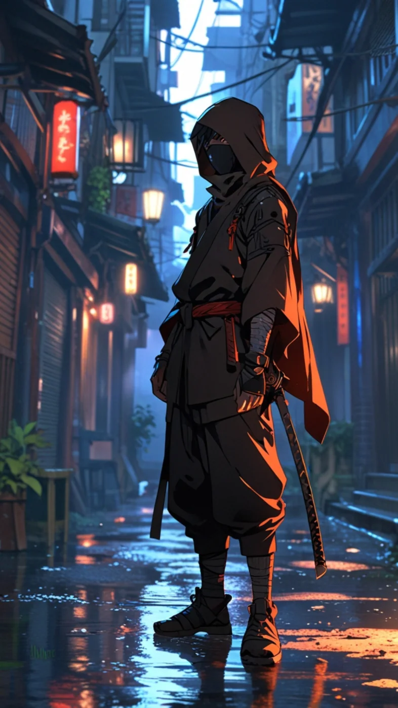 ninja anime  wallpaper