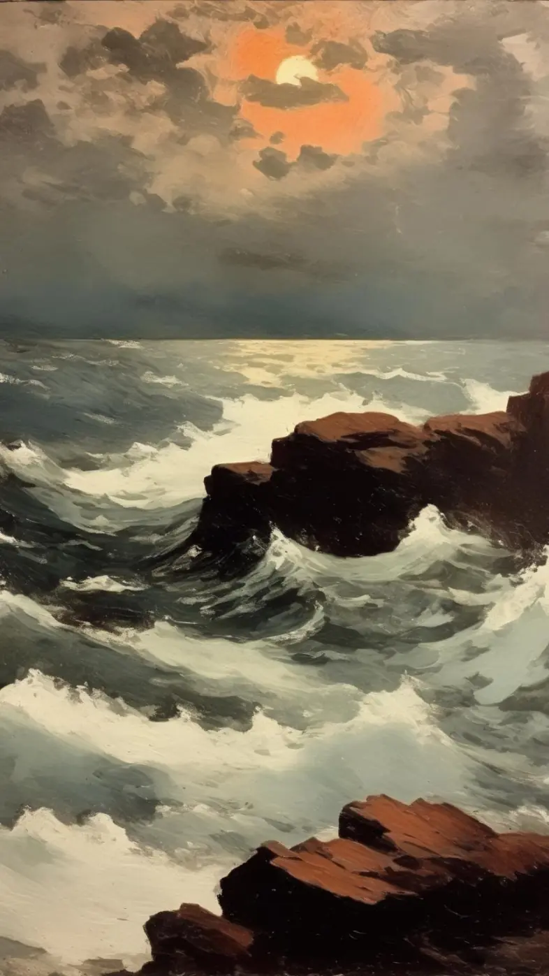 ocean art wallpaper