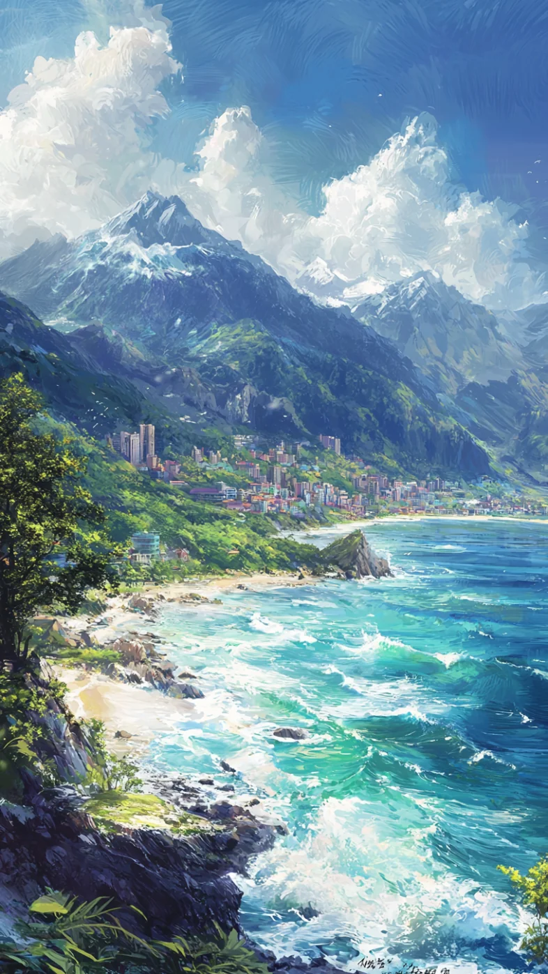 ocean art wallpaper