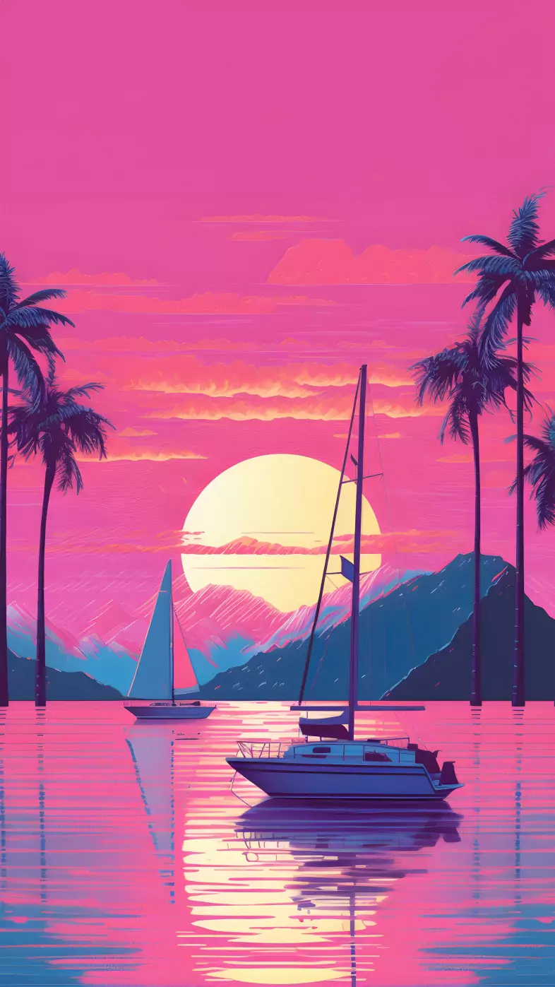 one last sunset aesthetic wallpaper
