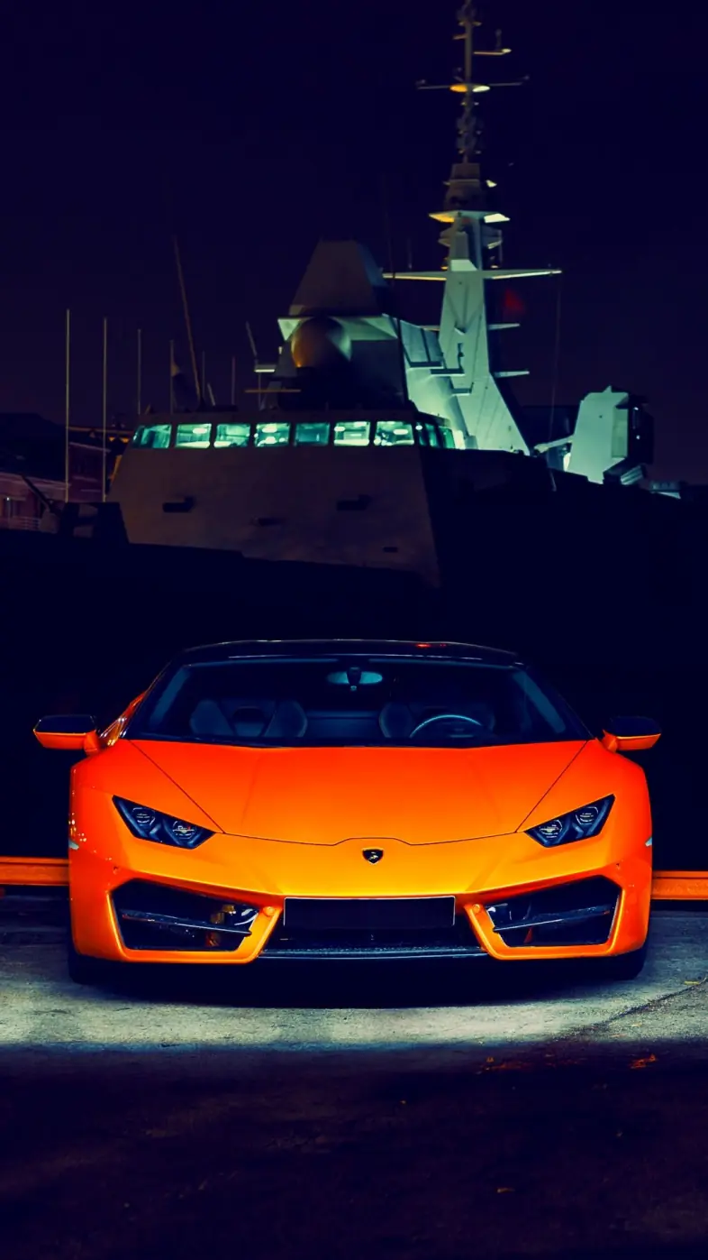 orange lamborghini car wallpaper