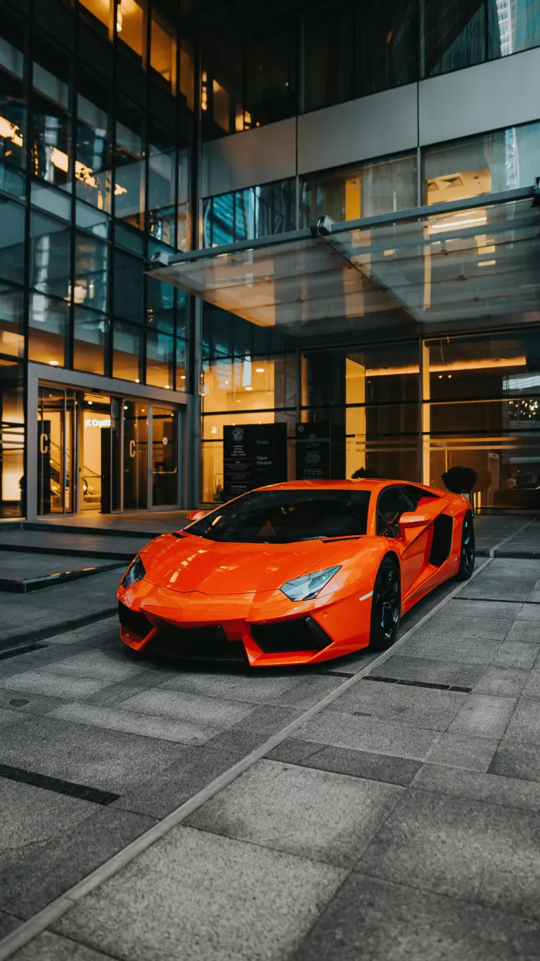 orange lamborghini car wallpaper