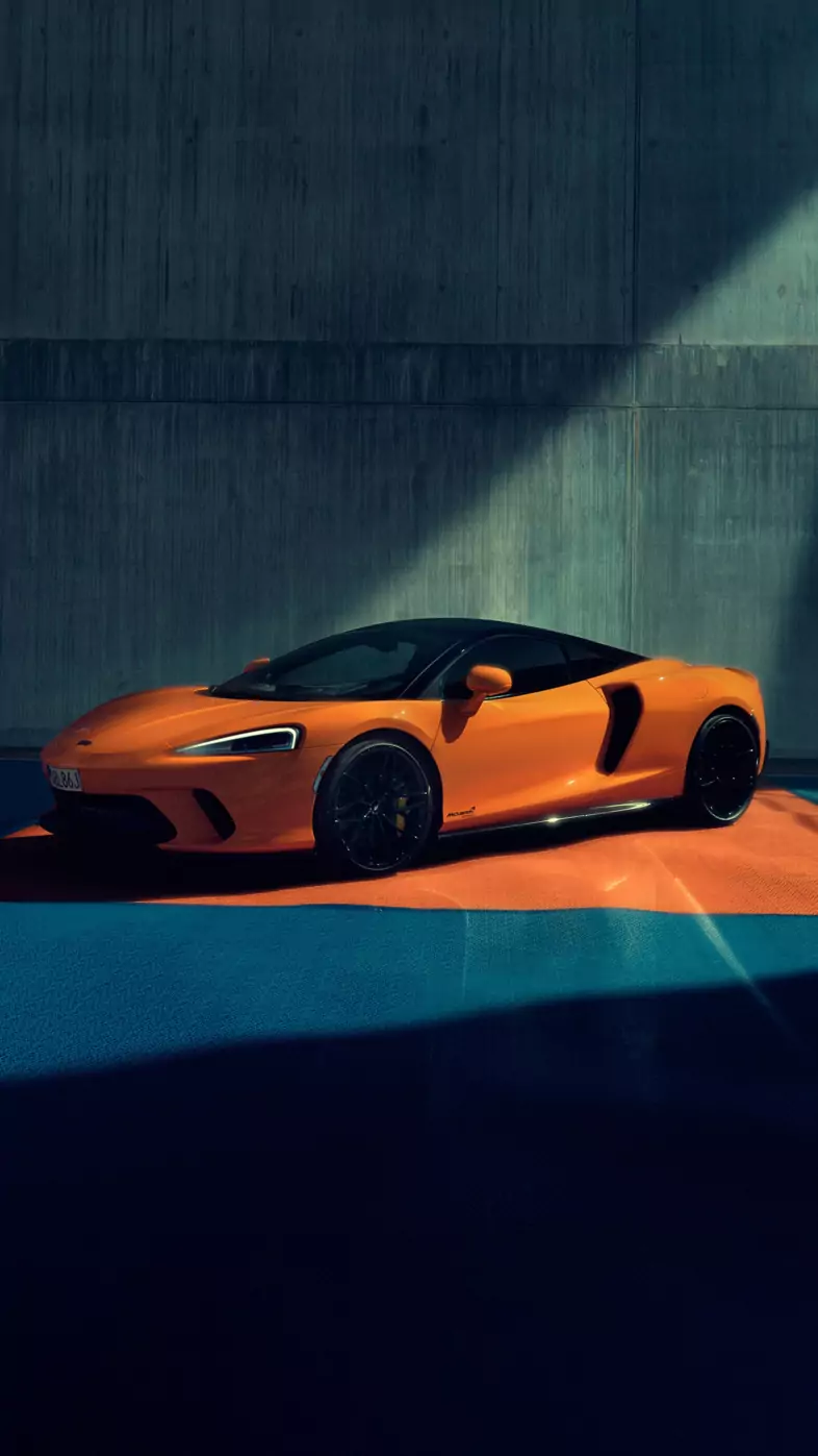 orange mclaren gt car wallpaper