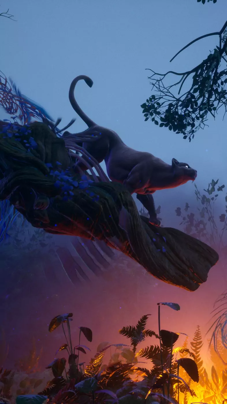 panther jungle wallpaper
