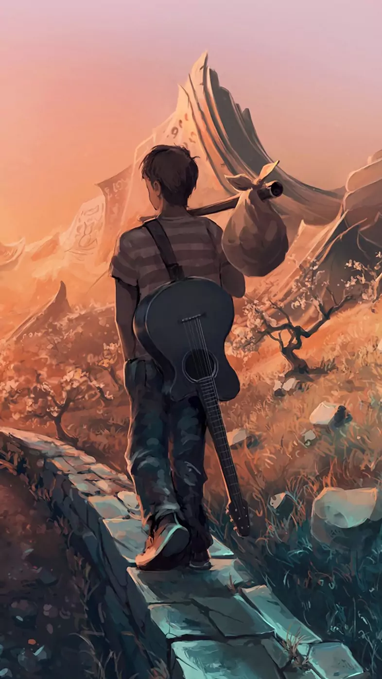 paren art gitara wallpaper