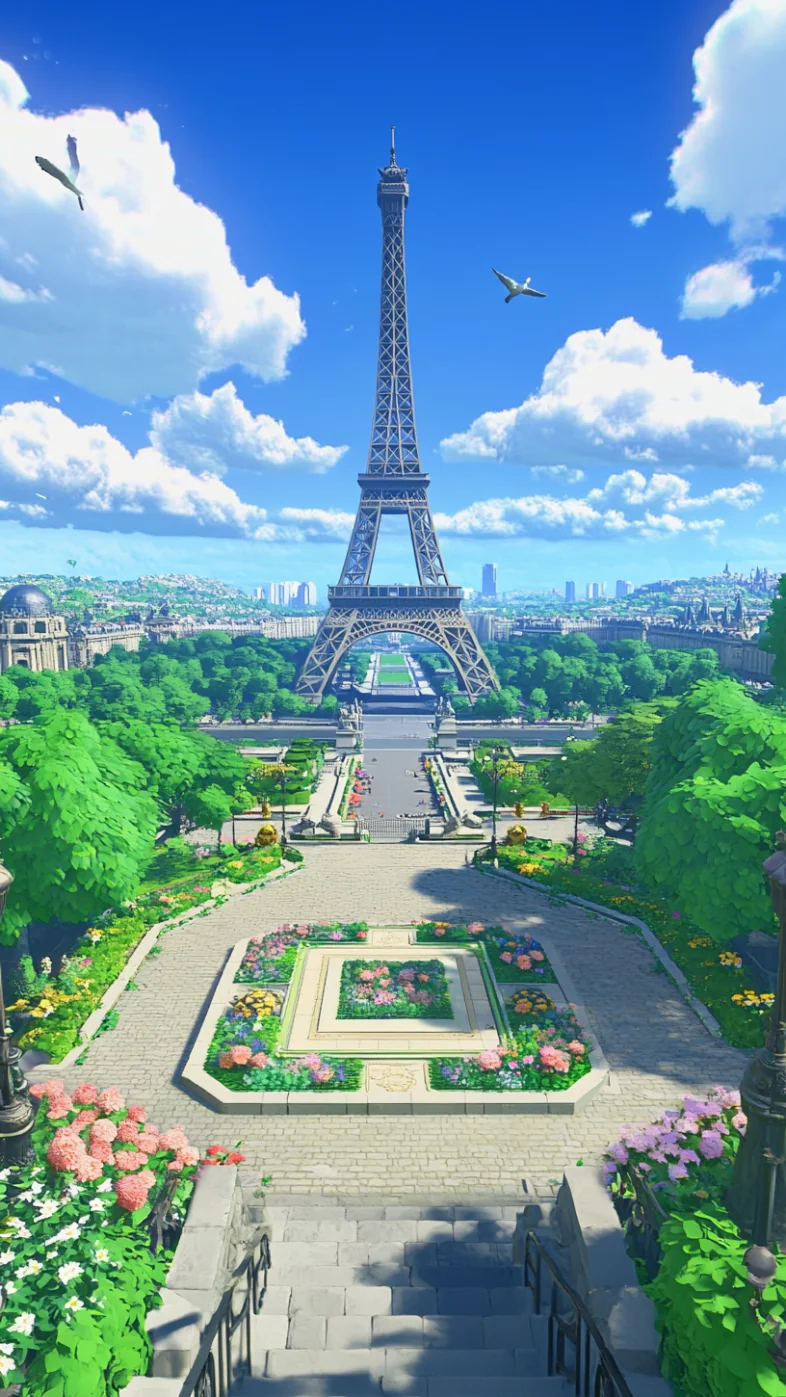 paris tower  wallpaper