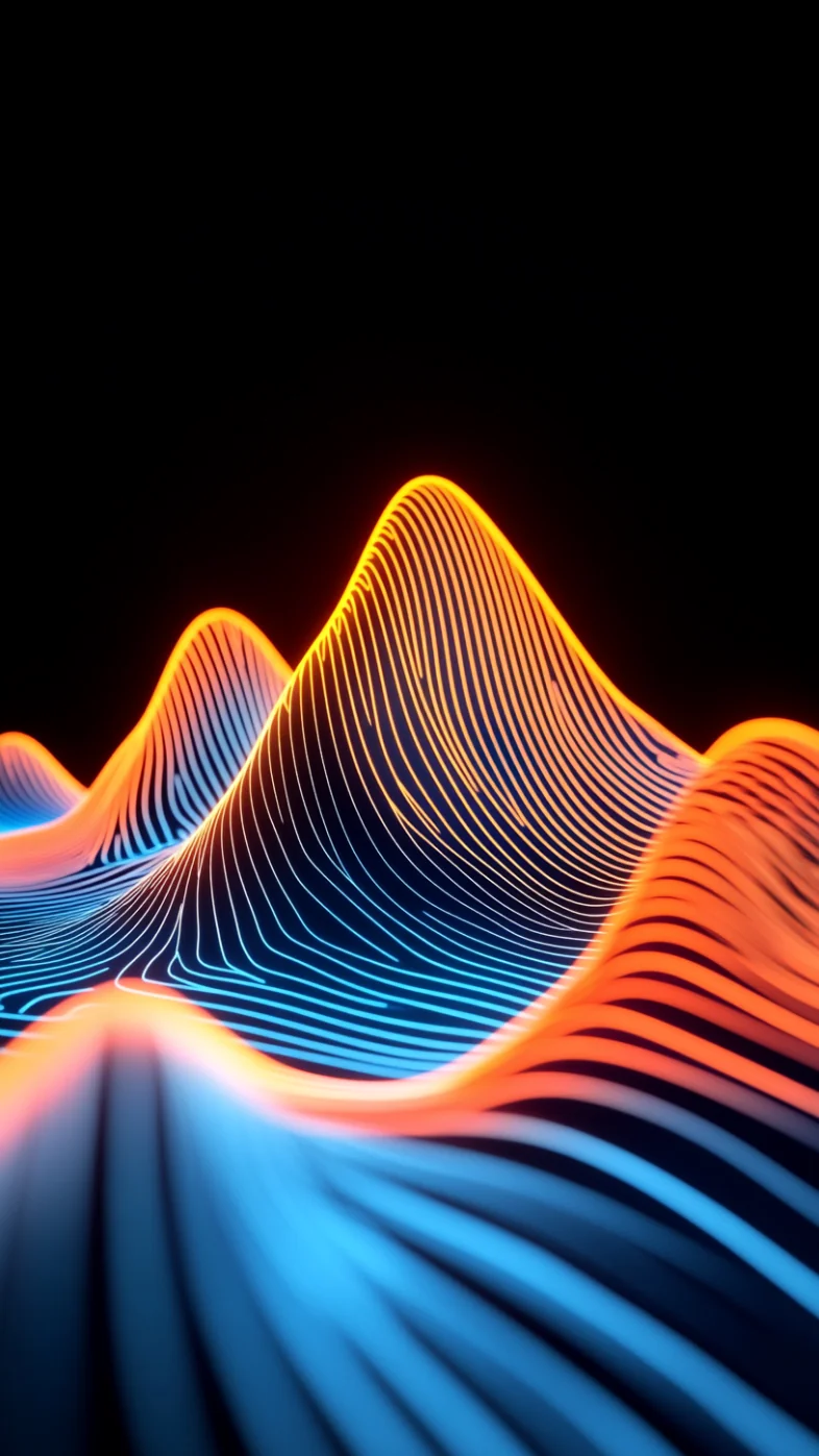 pattern in neon abstract wallpaper