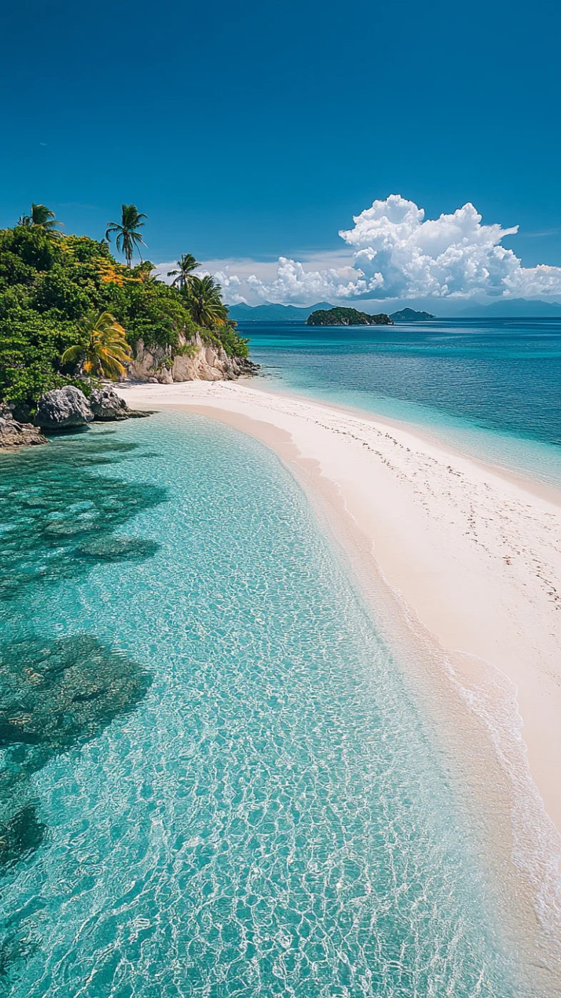 peaceful beach wallpaper