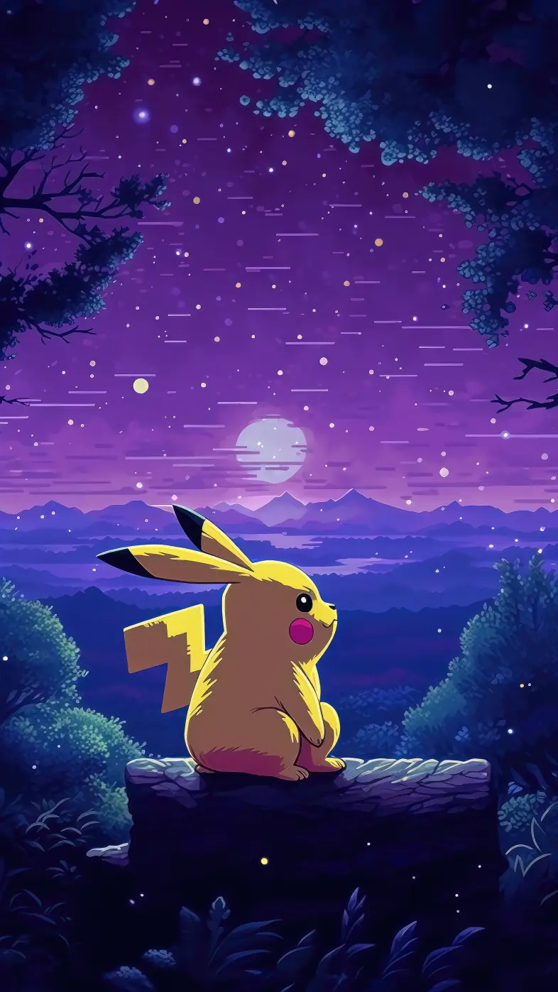 pikachu cartoon wallpaper
