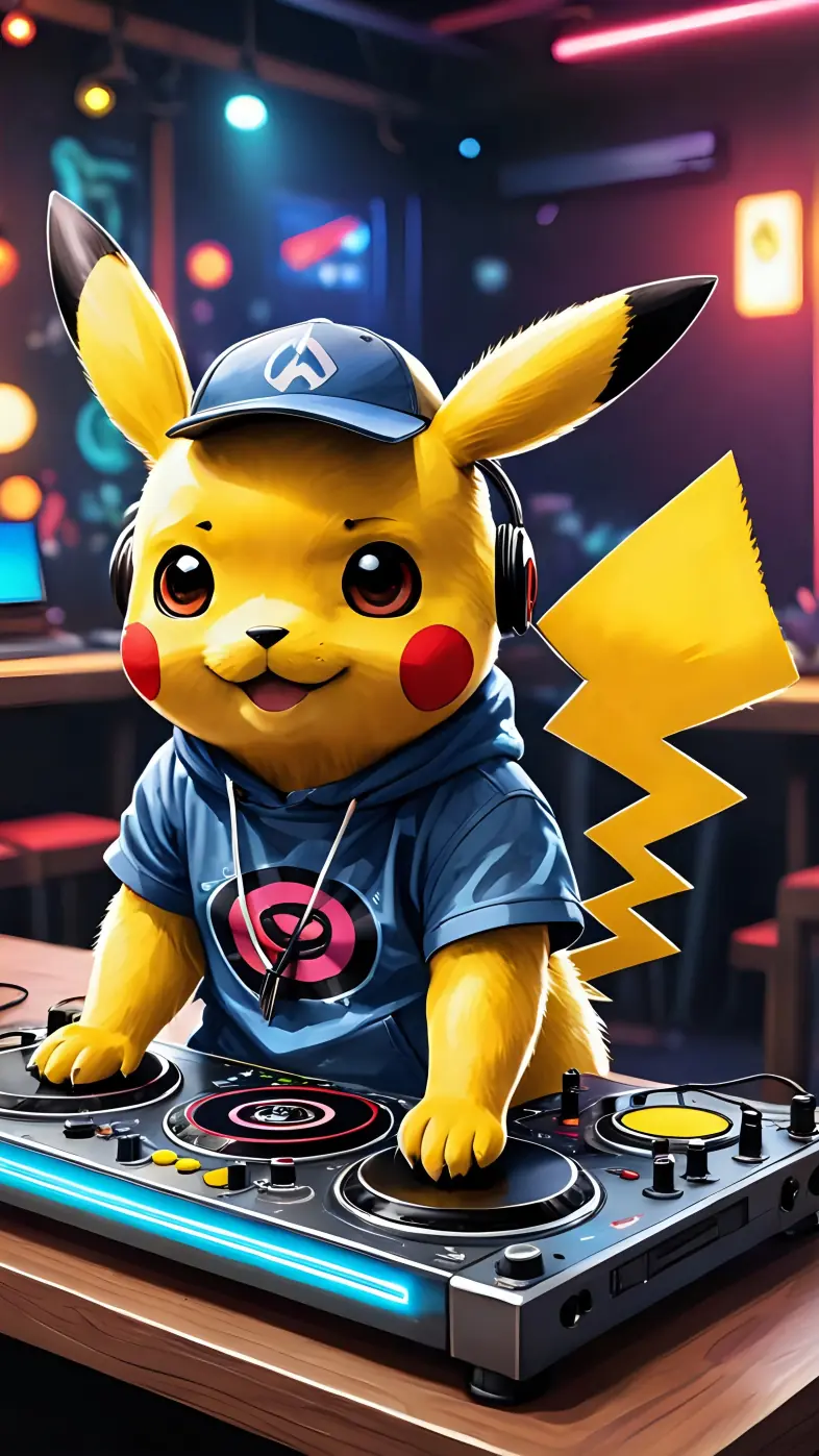 pikachu cartoon wallpaper