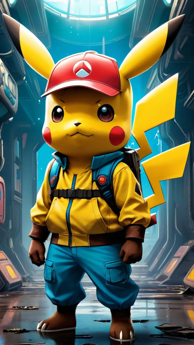 pikachu cartoon wallpaper
