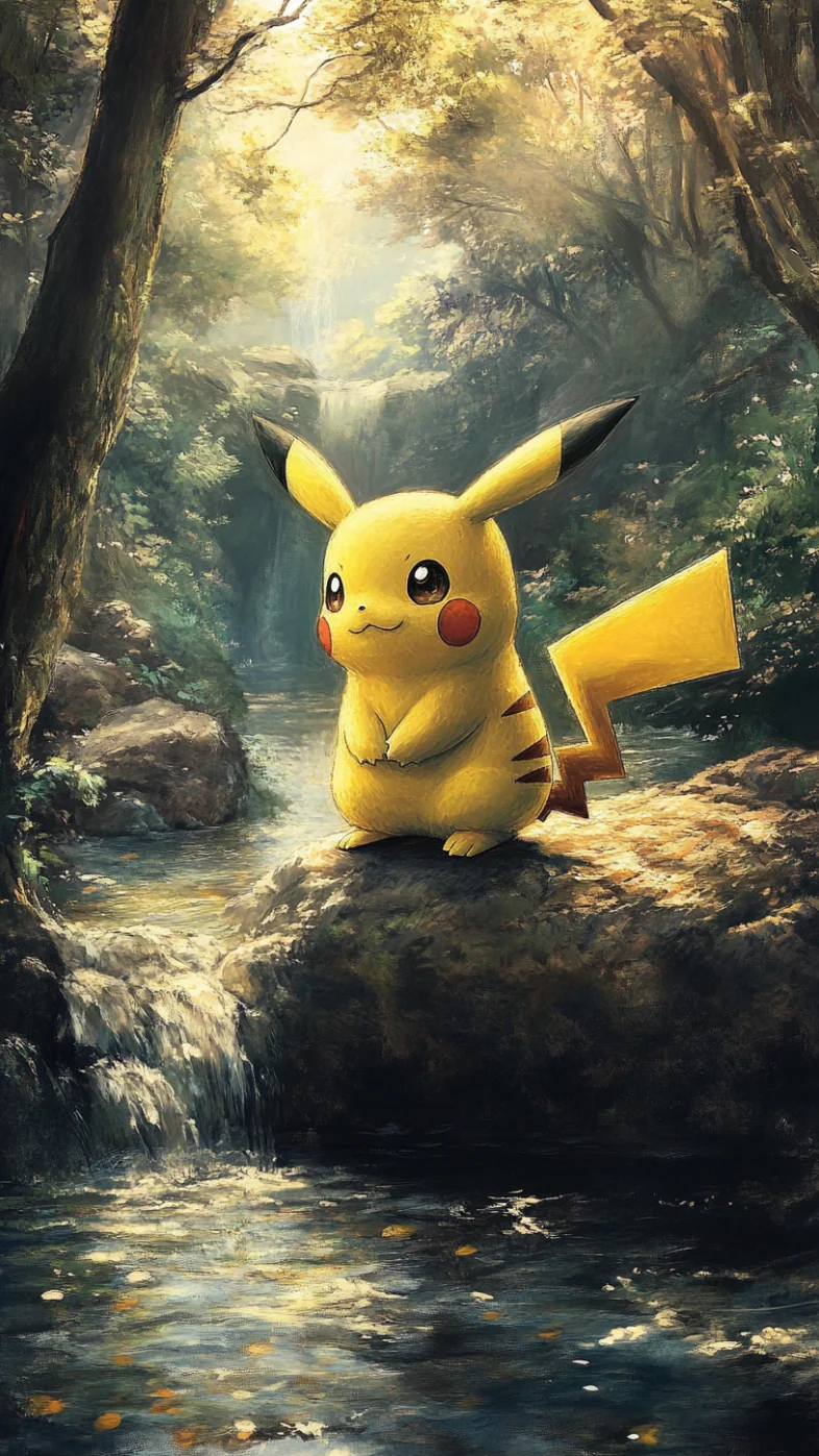 pikachu cartoon wallpaper