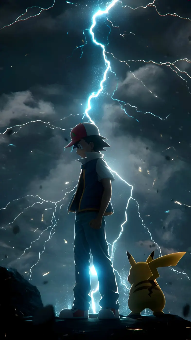 pikachu pokemon anime wallpaper