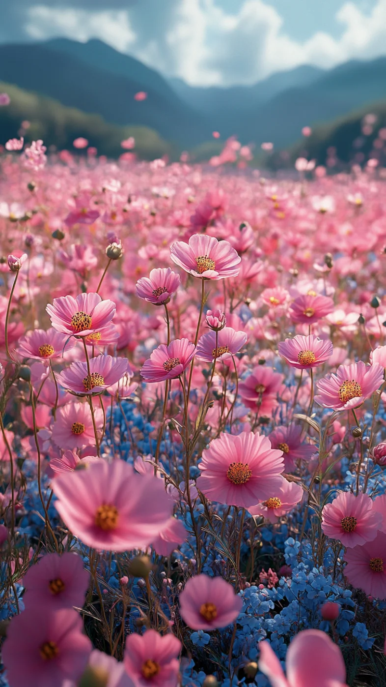 pink flower wallpaper