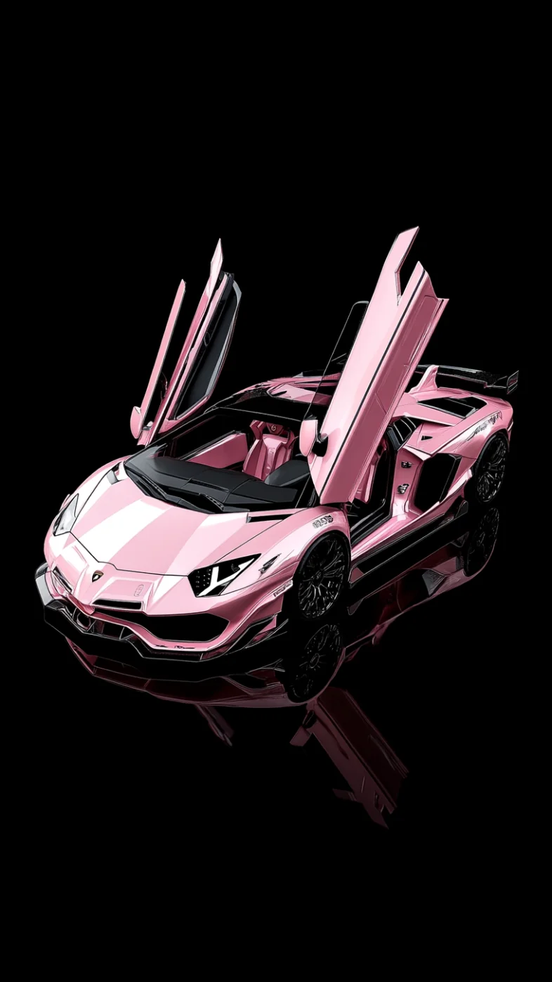 pink lamborghini car wallpaper