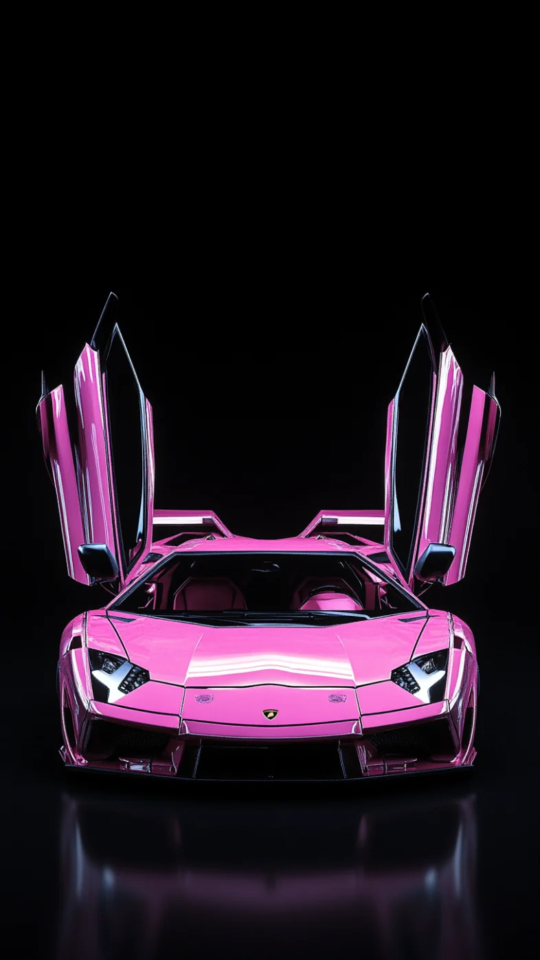 pink lamborghini car wallpaper