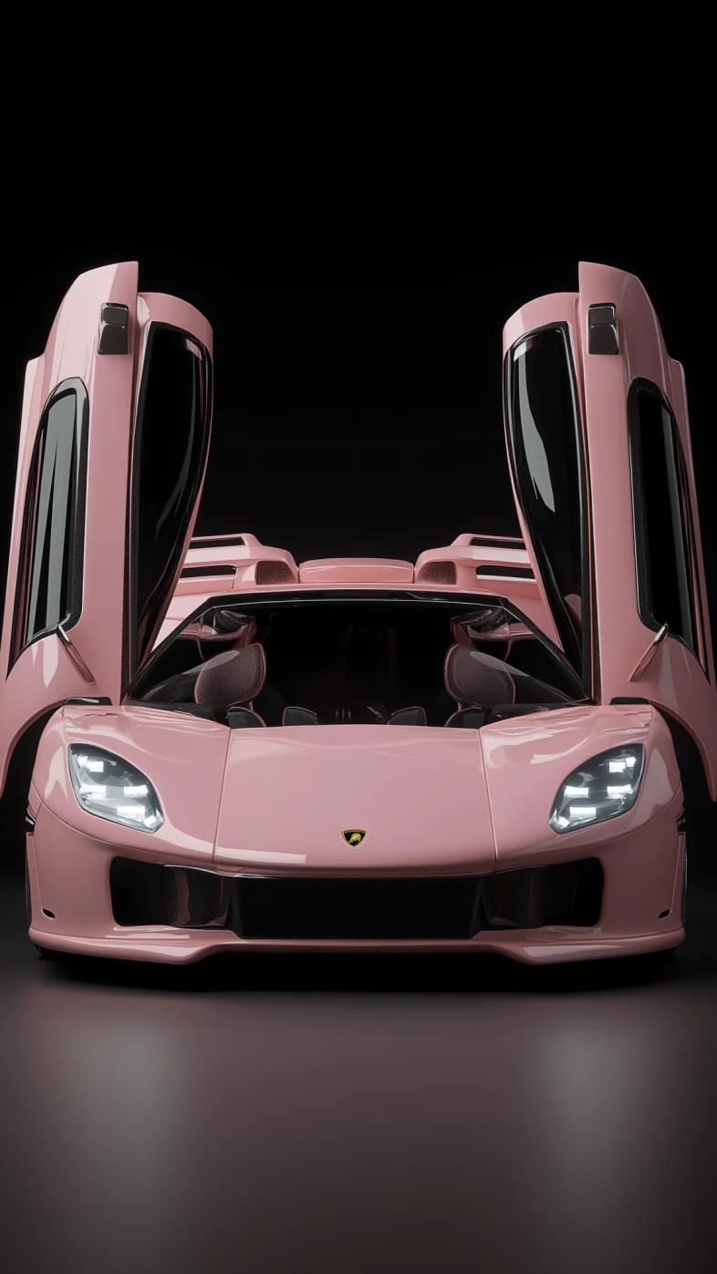 pink lamborghini car wallpaper