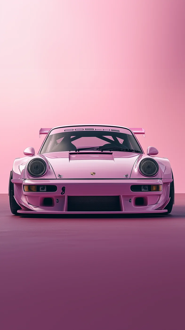 pink porsche car wallpaper