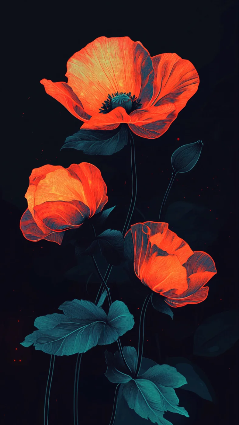 poppy flower wallpaper