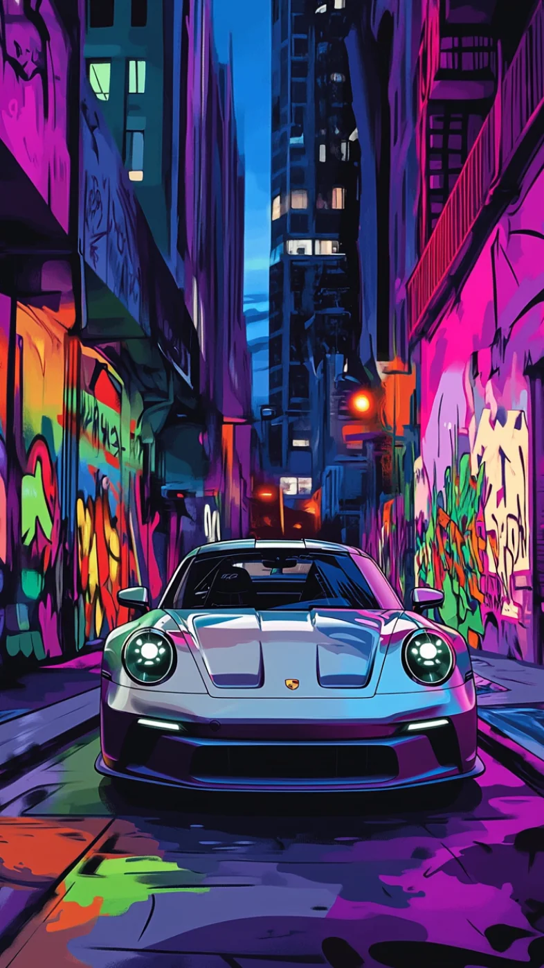 porsche 911 car art wallpaper