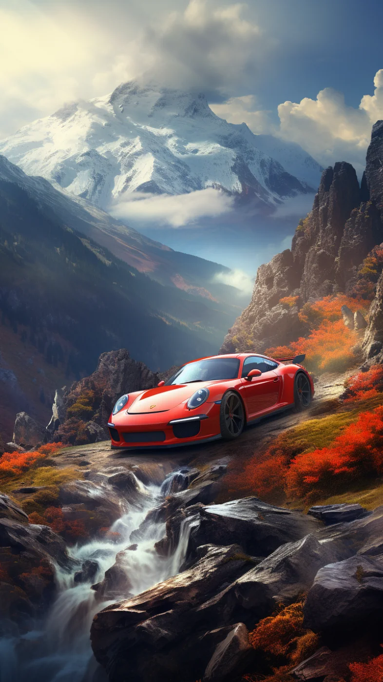 porsche 911 car art wallpaper