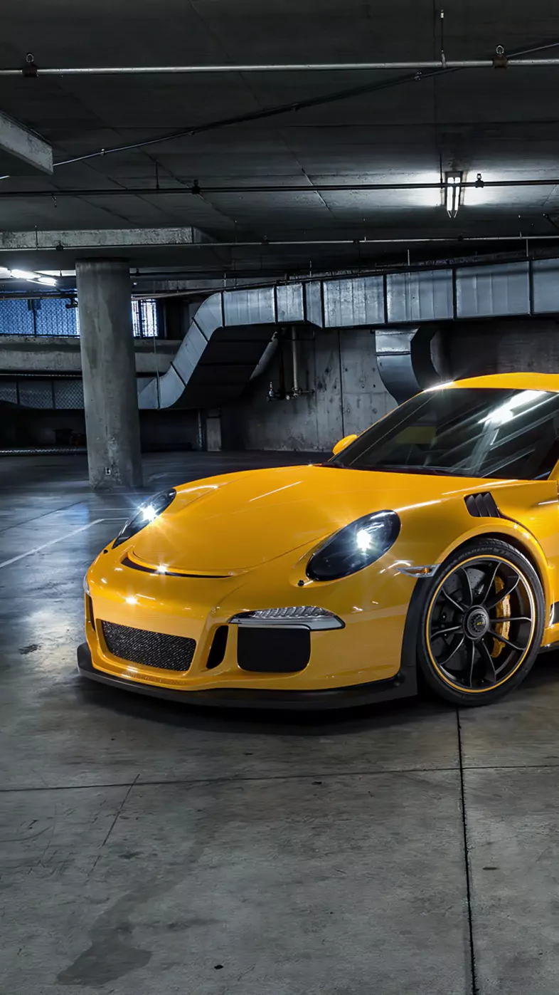 porsche 918 yellow wallpaper