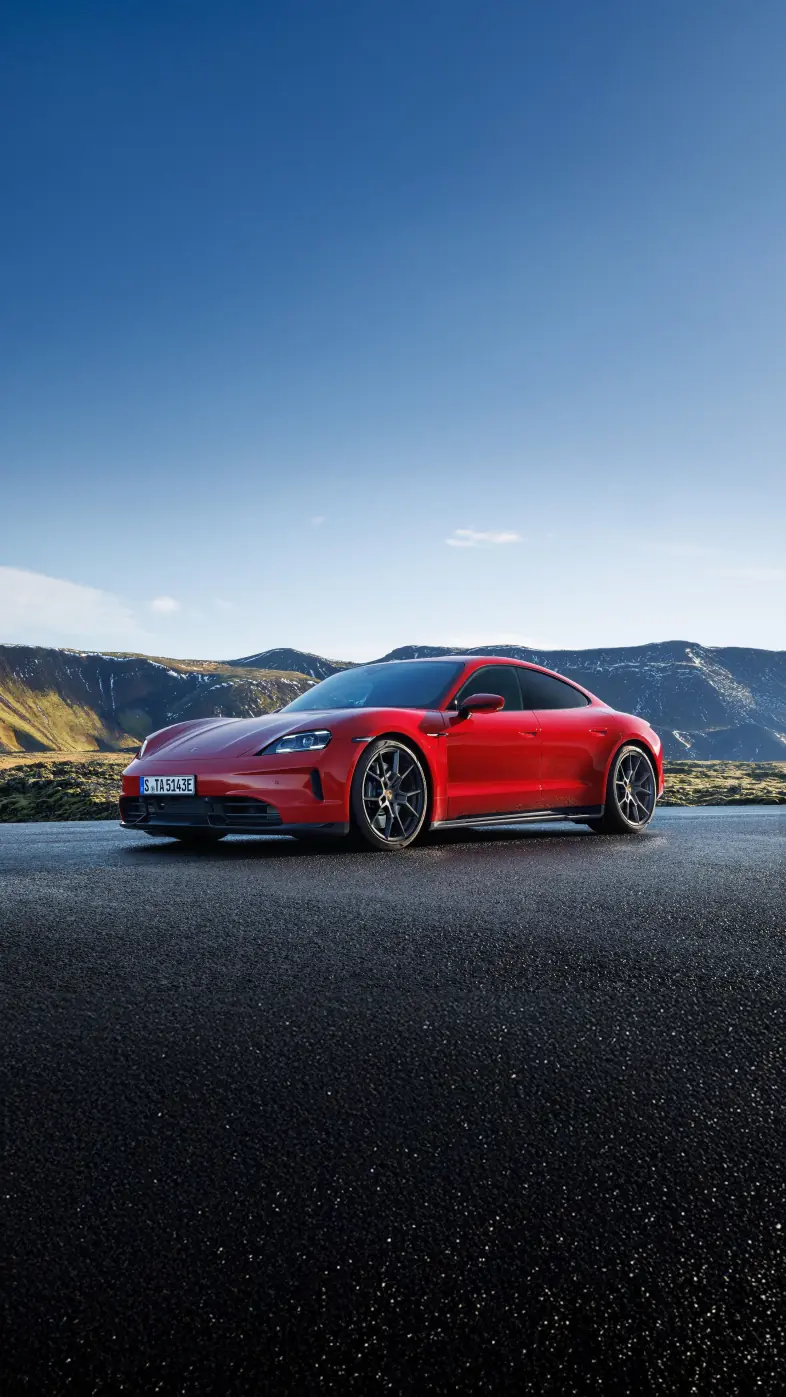porsche taycan gts car wallpaper