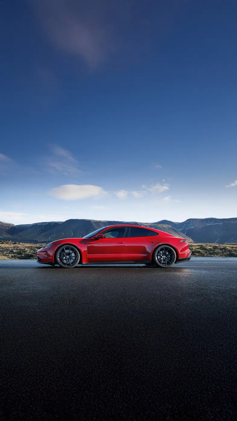 porsche taycan gts car wallpaper